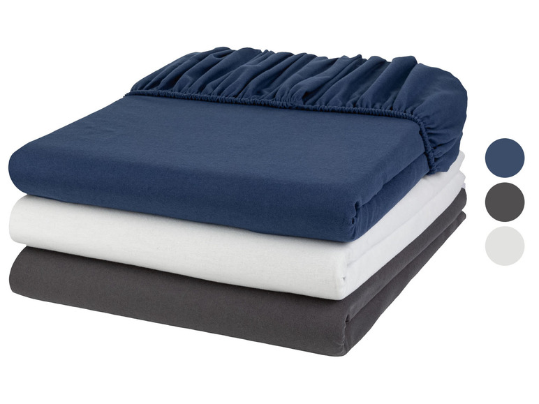  Zobrazit na celou obrazovku LIVARNO home Napínací prostěradlo, 90–100 x 200 cm - Obrázek 1