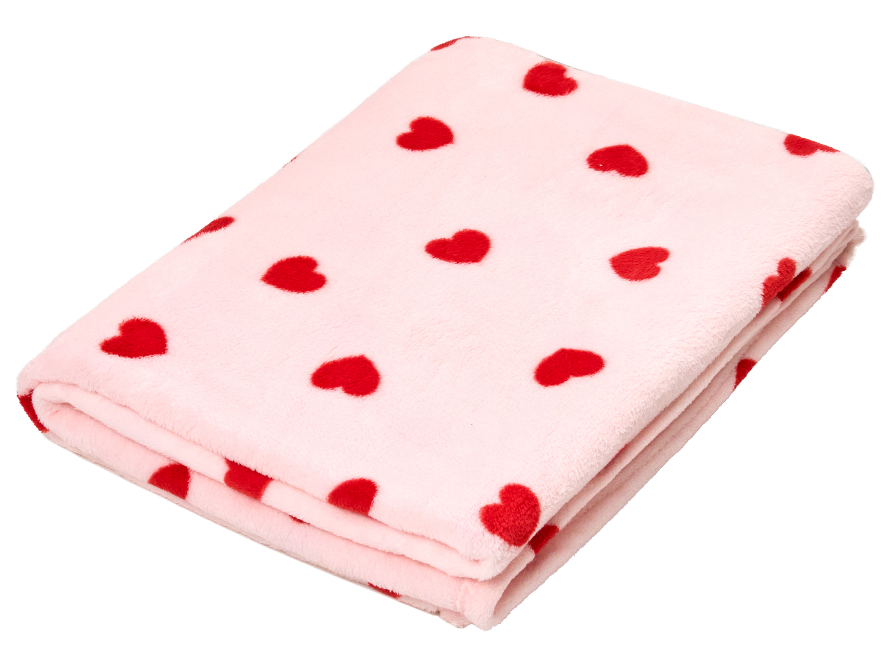 Livarno® Hebká deka, 150 x 200 cm (světle růžová)