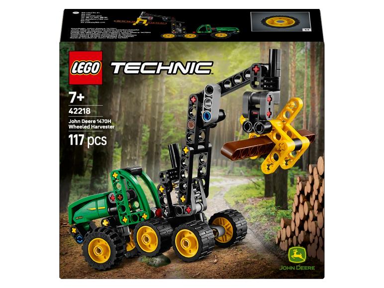 LEGO Technic John Deere 1470H kolový kombajn se 117 dílky, věk 7+