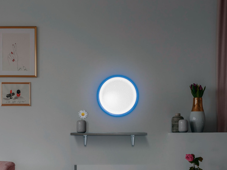  Zobrazit na celou obrazovku LIVARNO home Stropní LED svítidlo s barevným dekorativním světlem - Obrázek 3