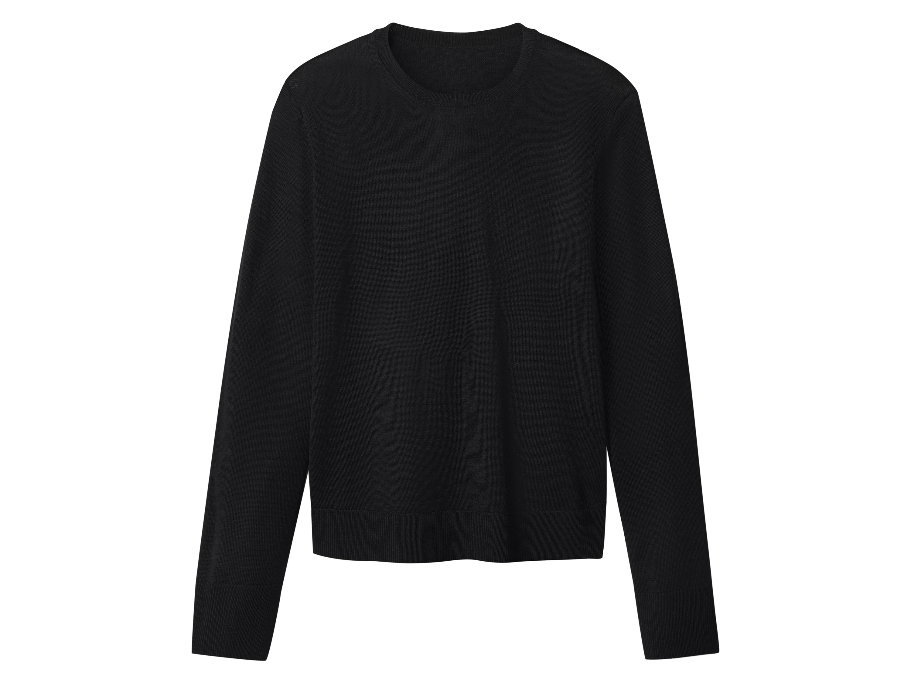 esmara® Dámský svetr s příměsí merino vlny (černá, L(44/46))