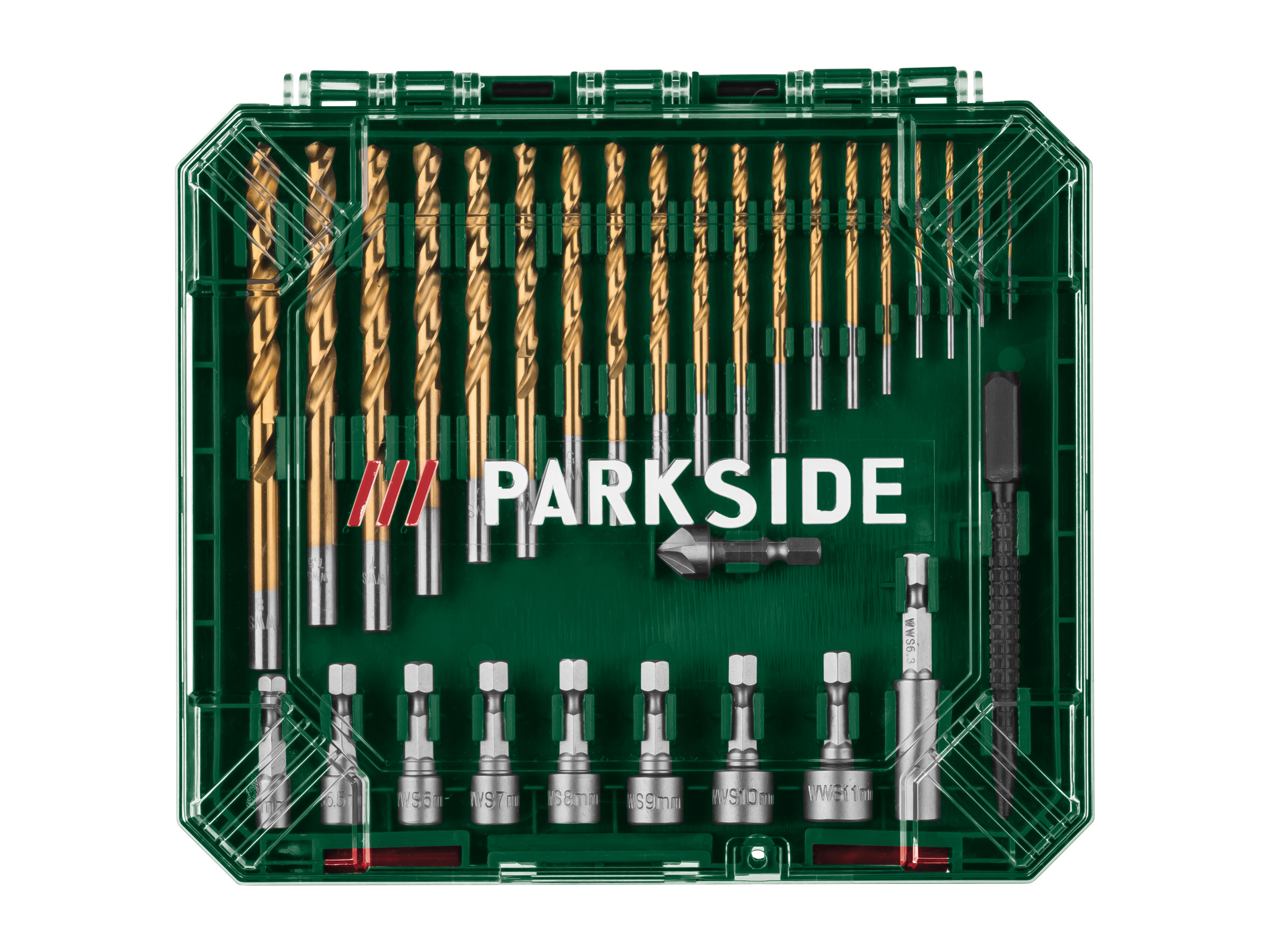 Parkside® Sada vrtáků a bitů, 75dílná