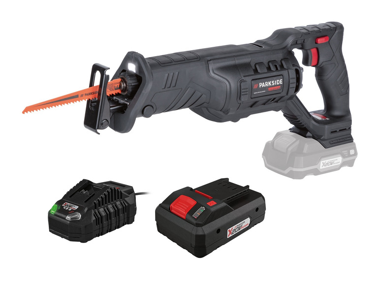  Zobrazit na celou obrazovku PARKSIDE PERFORMANCE® Aku pila ocaska PSSAP 2028 A1, Smart 4 Ah - Obrázek 1