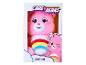 Růžová plyšová hračka Care Bears Cheer Bear v obalové krabici.