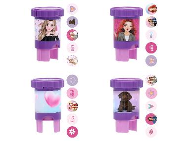 Razítko na samolepky