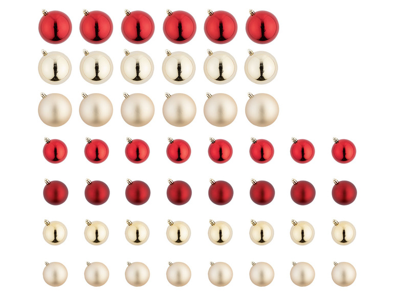  Zobrazit na celou obrazovku LIVARNO home Vánoční ozdoby, 50 kusů - Obrázek 8