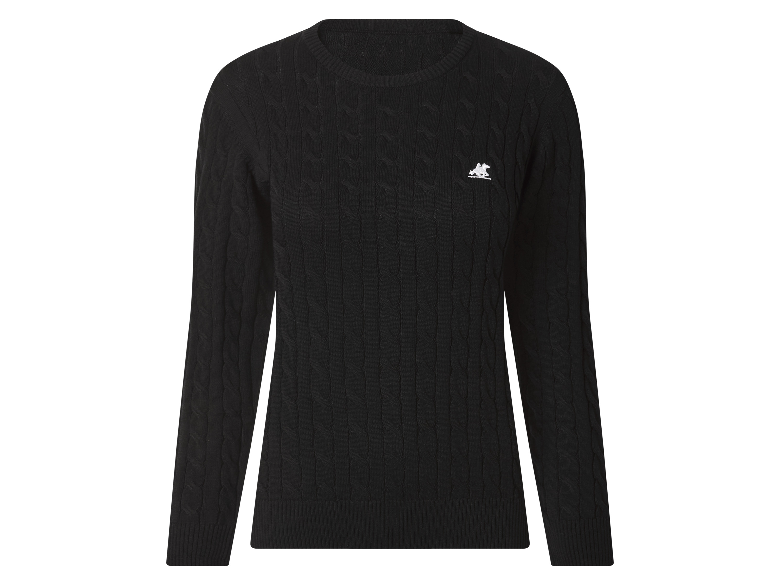 esmara® Dámský pletený svetr (černá, S(36/38))