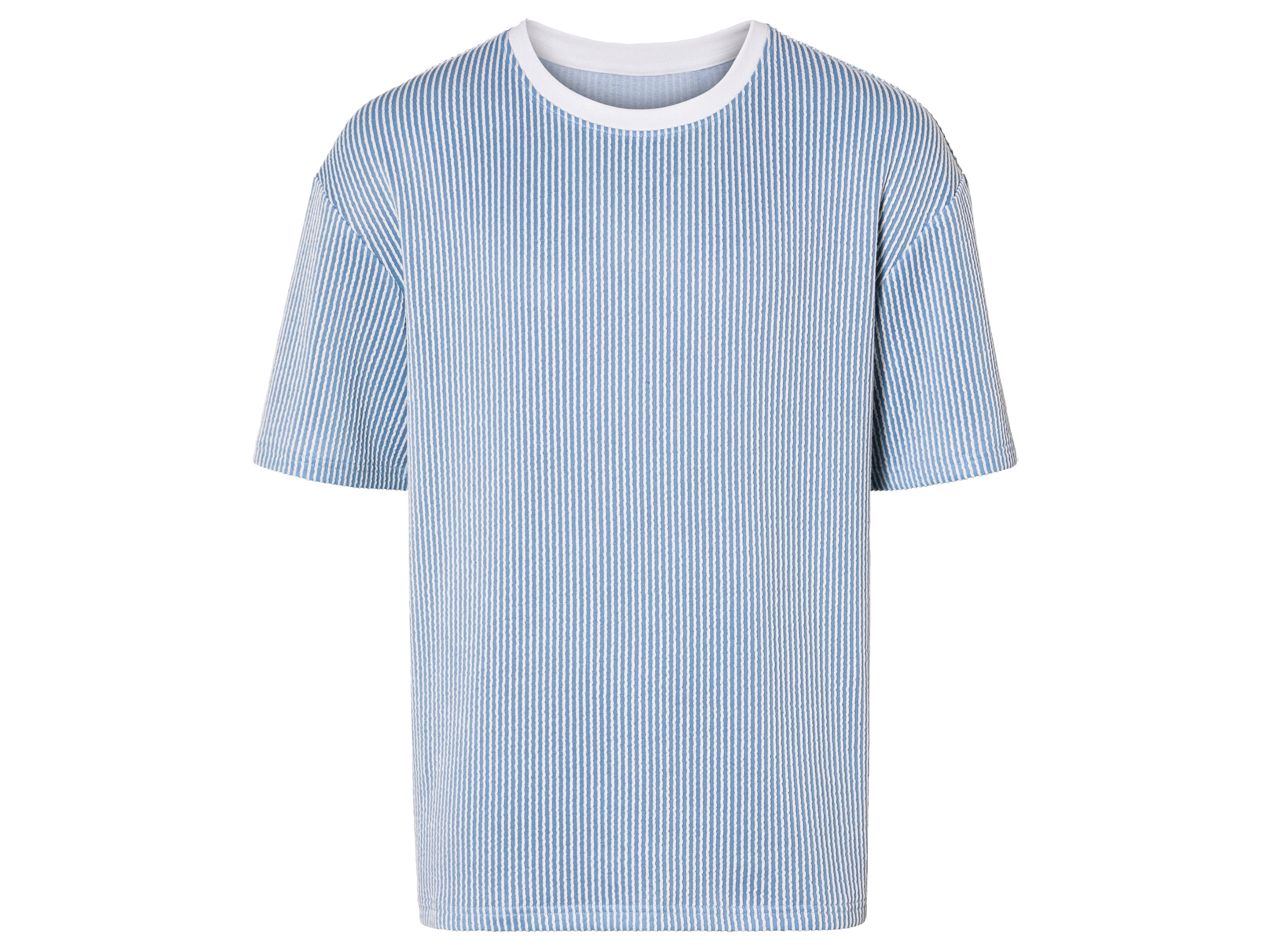 Livergy® Pánské triko (S (44/46), modrá/bílá)