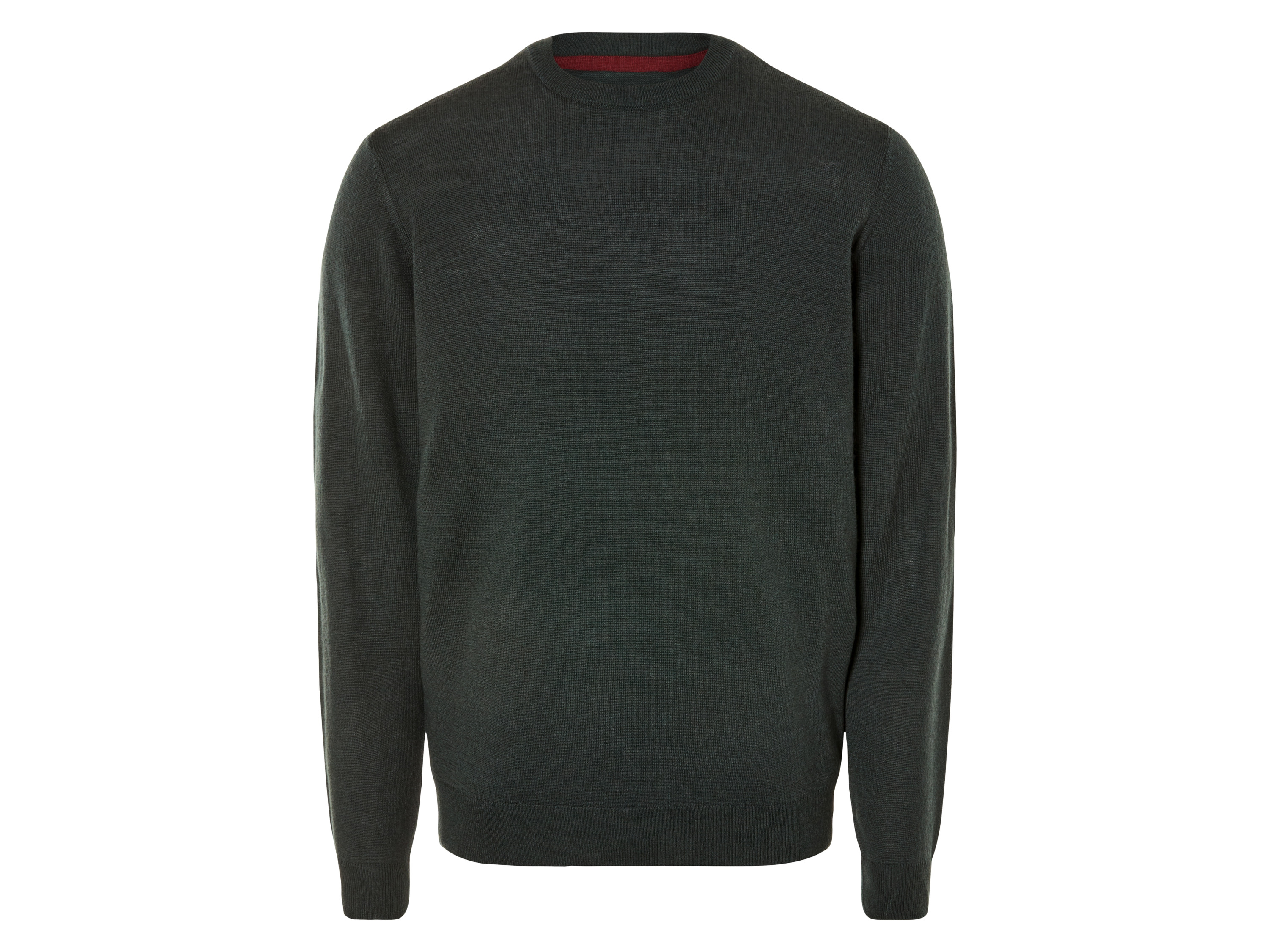 Livergy® Pánský úpletový svetr s příměsí merino vlny (XL (56/58), zelená)