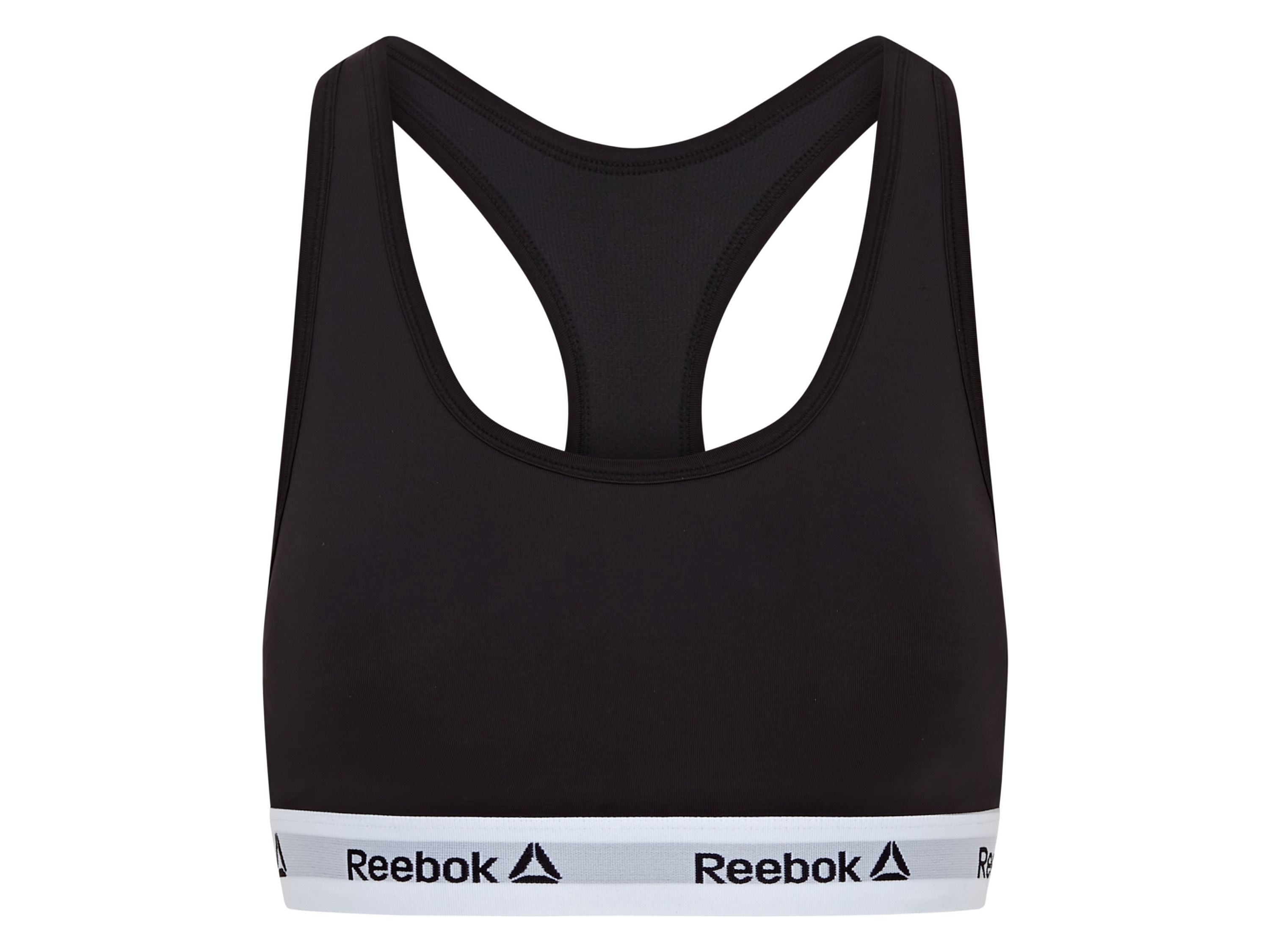 Reebok Dámská sportovní podprsenka (S, černá/bílá)