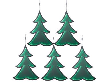 Sada vánočních LED osvětlení, 5dílná, strom