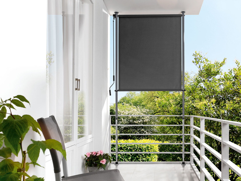  Zobrazit na celou obrazovku LIVARNO home Upínací balkónová zástěna, 1,2 x 2,00-3,00 m - Obrázek 4