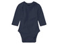Tmavě modrý overal s dlouhým rukávem pro miminka značky Nollu.