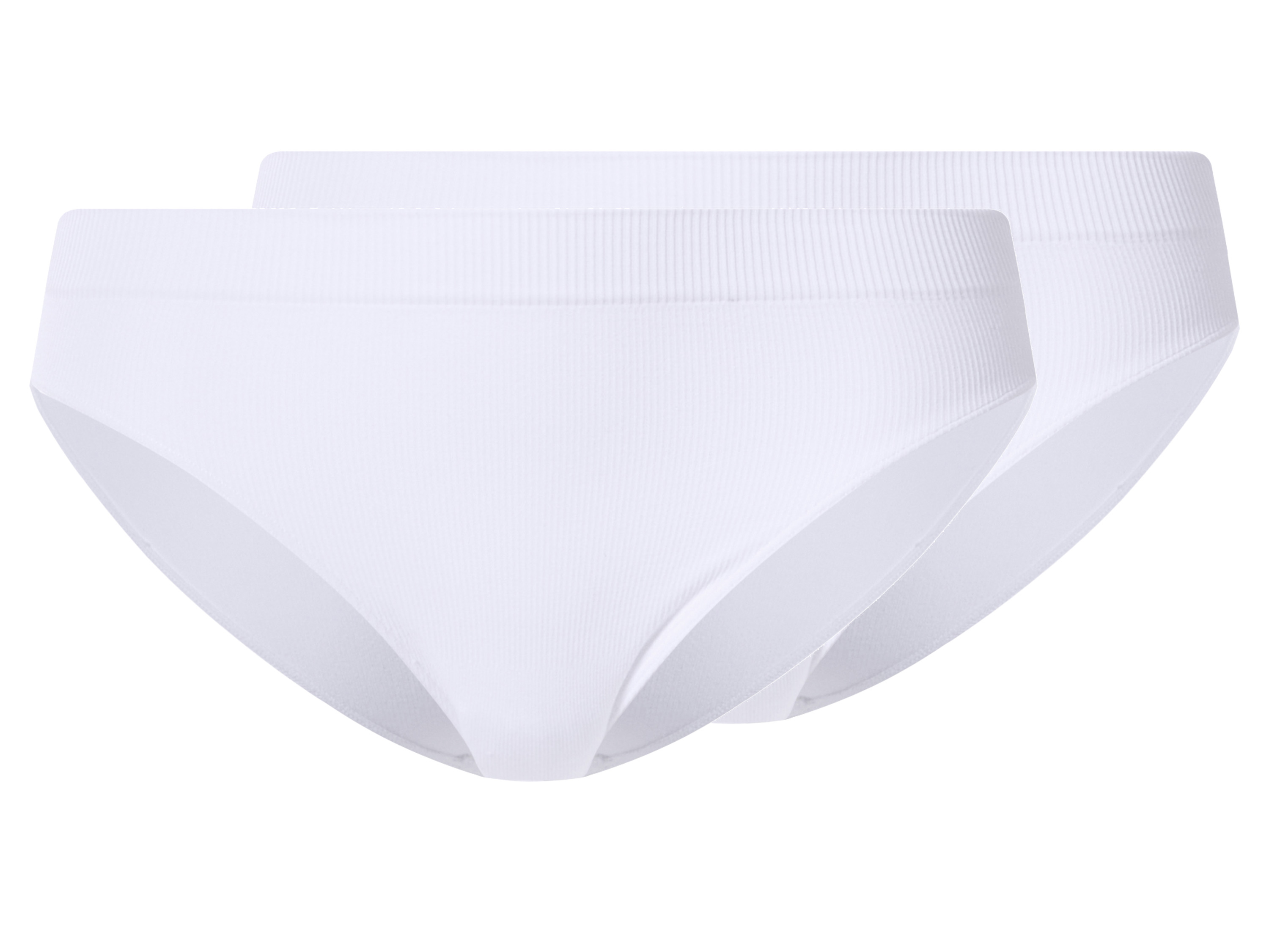 esmara® Dámské bezešvé kalhotky, 2 kusy (bílá, XS (32/34))