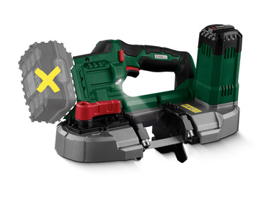 PARKSIDE® Aku pásová pila PMBA 20-Li B2 – bez akumulátoru a nabíječky