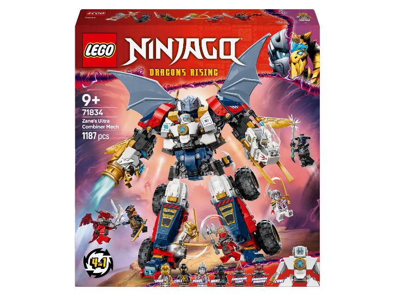 Sada LEGO Ninjago Zane's Ultra Combiner Mech s 1187 dílky.