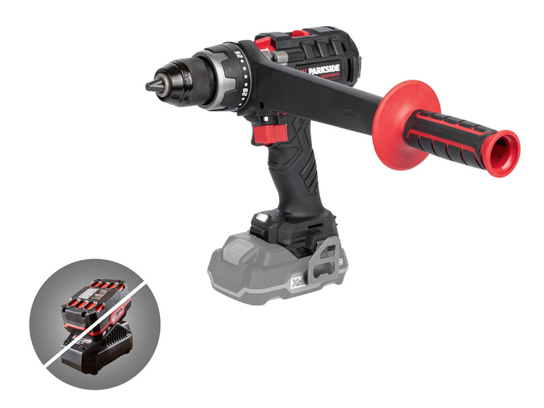  Zobrazit na celou obrazovku PARKSIDE PERFORMANCE® Aku vrtací šroubovák 150 Nm PPBSA 20-Li A1 – bez akumulátoru a nabíječky - Obrázek 1