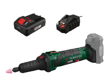 PARKSIDE® Aku přímá bruska PGSA 20-Li A1, Smart 4 Ah