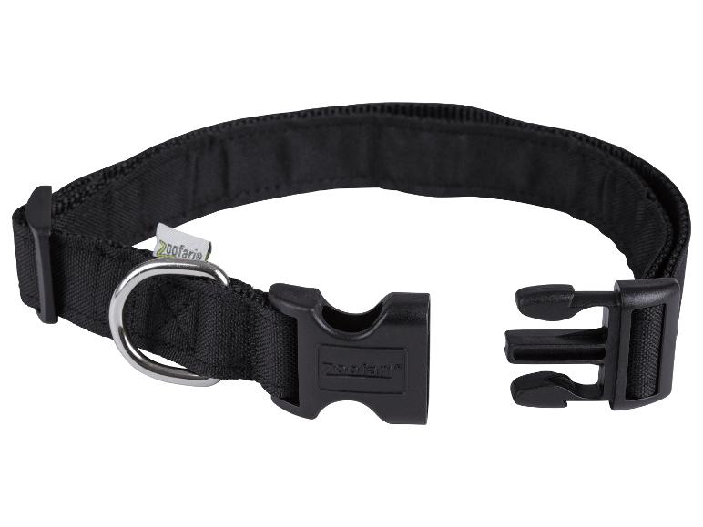 Černý obojek ZooFarıı pro psy se sponou.