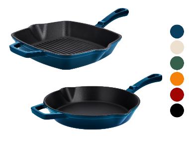 SILVERCREST® Litinová grilovací pánev Premium, Ø 25 cm