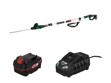 Aku teleskopické nůžky na živý plot PTHSA 20-Li D5, 4 Ah