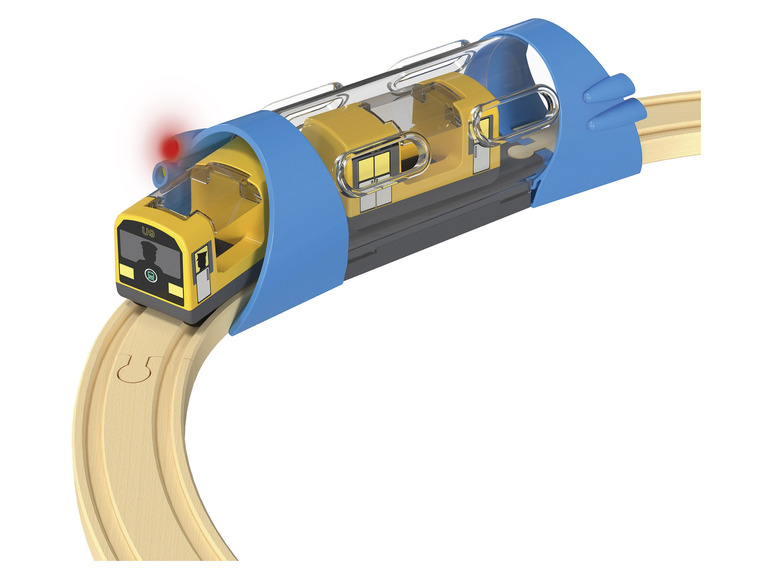  Zobrazit na celou obrazovku Playtive Dřevěná železnice City Express / Dinoland - Obrázek 4