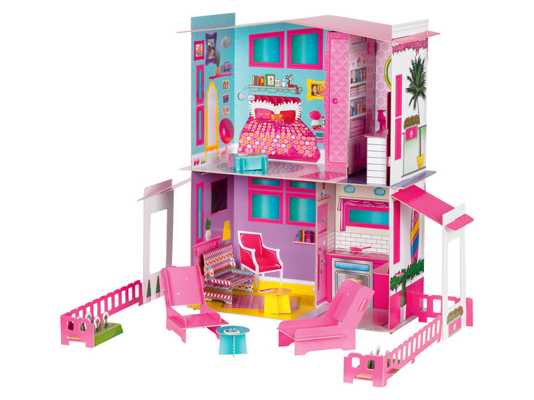  Zobrazit na celou obrazovku Lisciani Dvoupodlažní dům Barbie Dream Summer - Obrázek 1