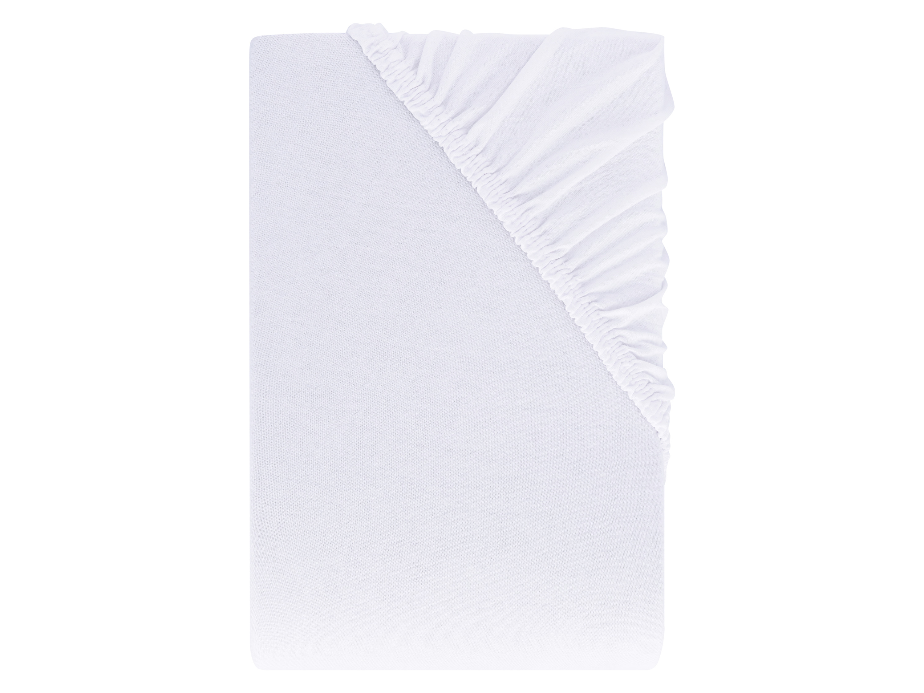 Livarno® Žerzejové napínací prostěradlo, 180–200 x 200 cm (bílá)