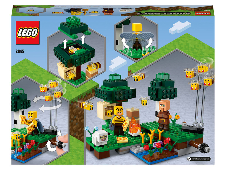  Zobrazit na celou obrazovku Lego Minecraft 21165 Včelí farma / 21171 Koňská stáj / 21178 Liščí chata / 21179 Houbový domek - Obrázek 5