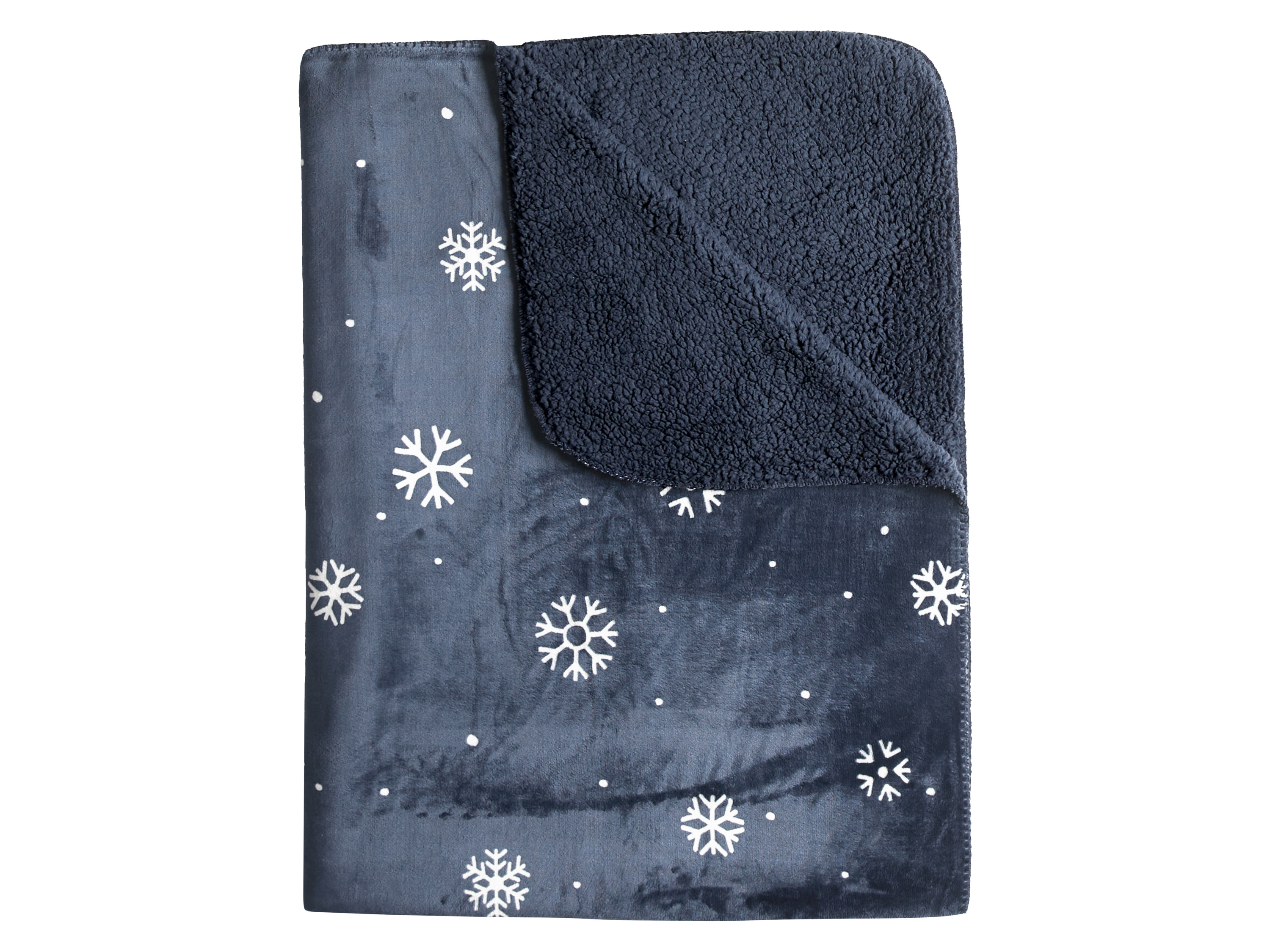 Livarno home Hebká deka, 140 x 180 cm (modrá)