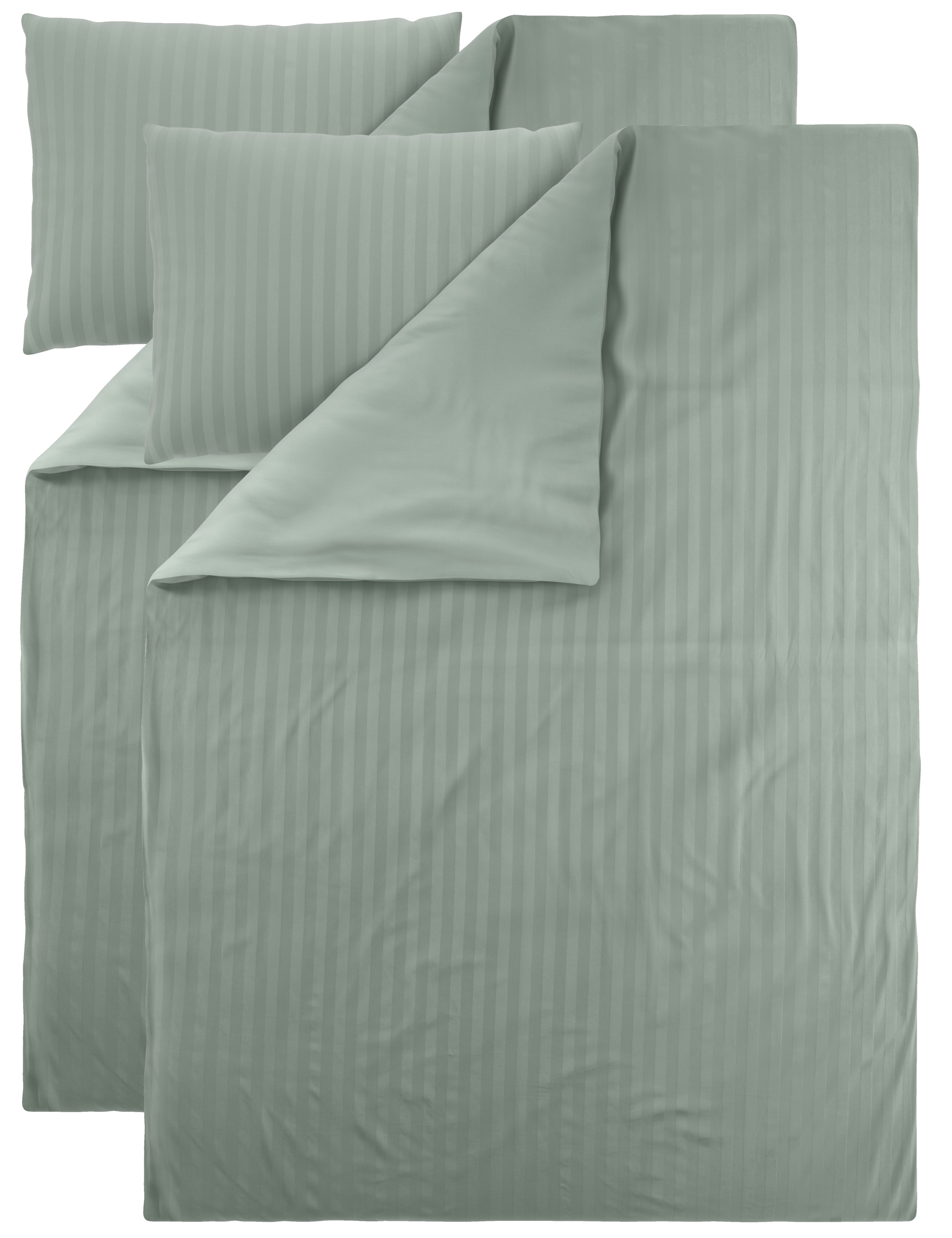 Livarno® Sada ložního povlečení z bambusové viskózy, 140 x 200 cm, 70 x 90 cm, 2dílná, zelená