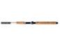 Přívlačový prut s korkovou rukojetí a nápisem 'ULTI-X SPIN PIKE 270-5'