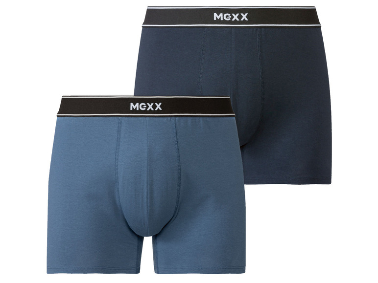 MEXX Pánské boxerky, 2 kusy (M, tmavě modrá/modrá)