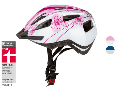 CRIVIT Dětská cyklistická helma s koncovým světlem