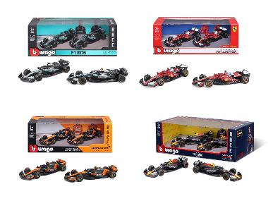 BBURAGO Model auta F1 Ferrari 2025 verze, 1:43, sada 2 ks