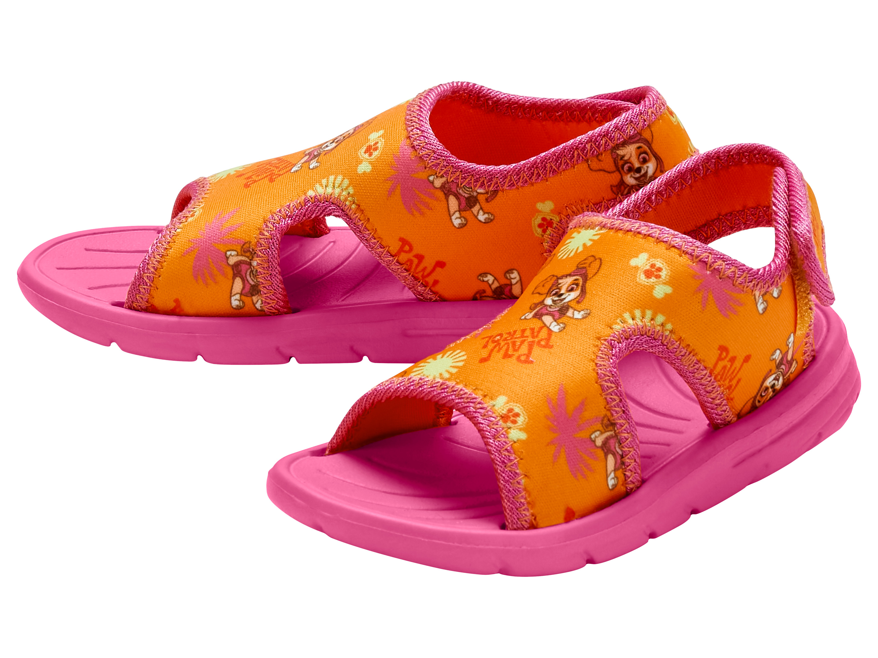 Dívčí sandály (oranžová/růžová, 28)