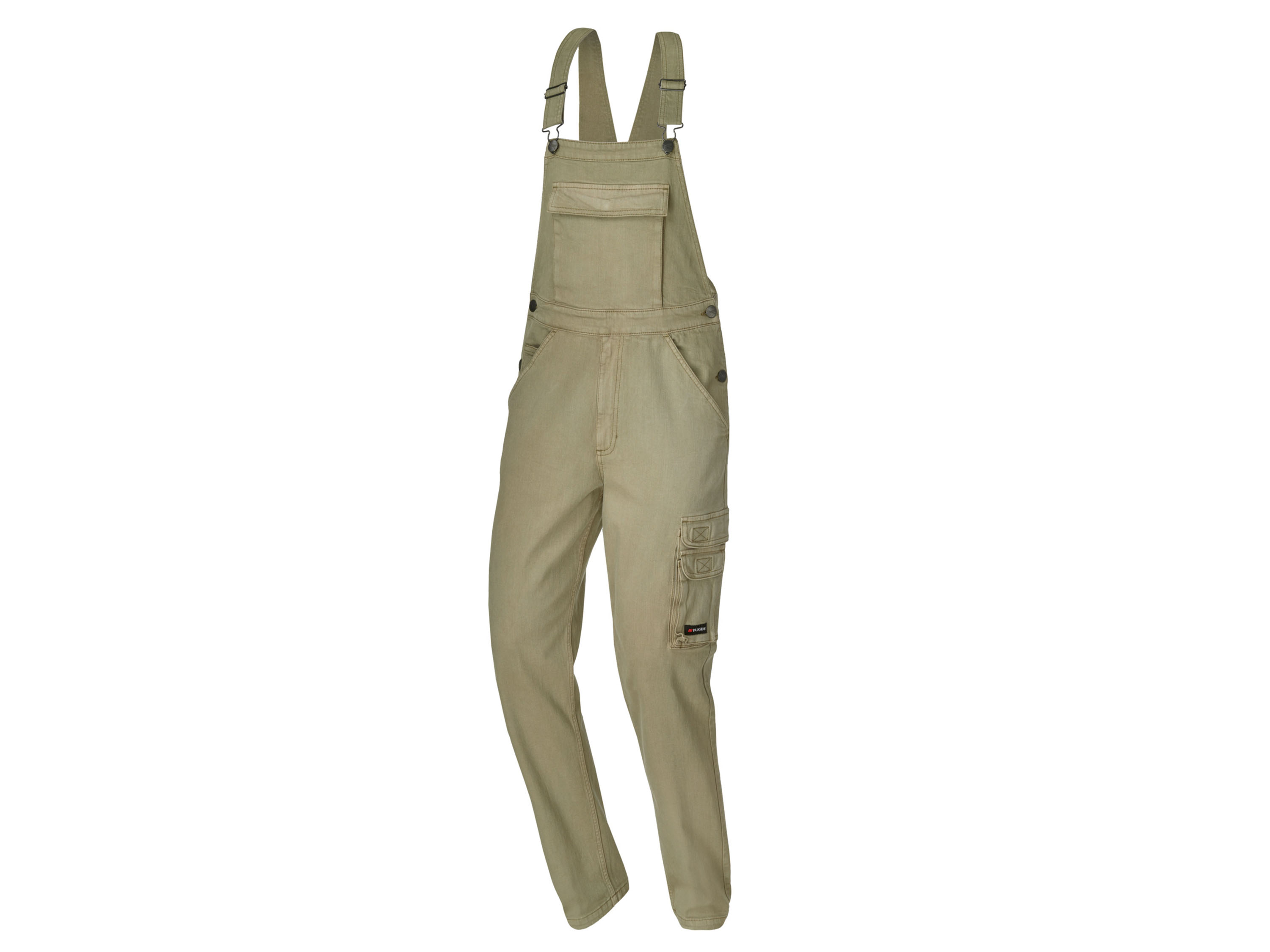 Parkside® Pánské pracovní kalhoty s laclem (hnědá, 52)