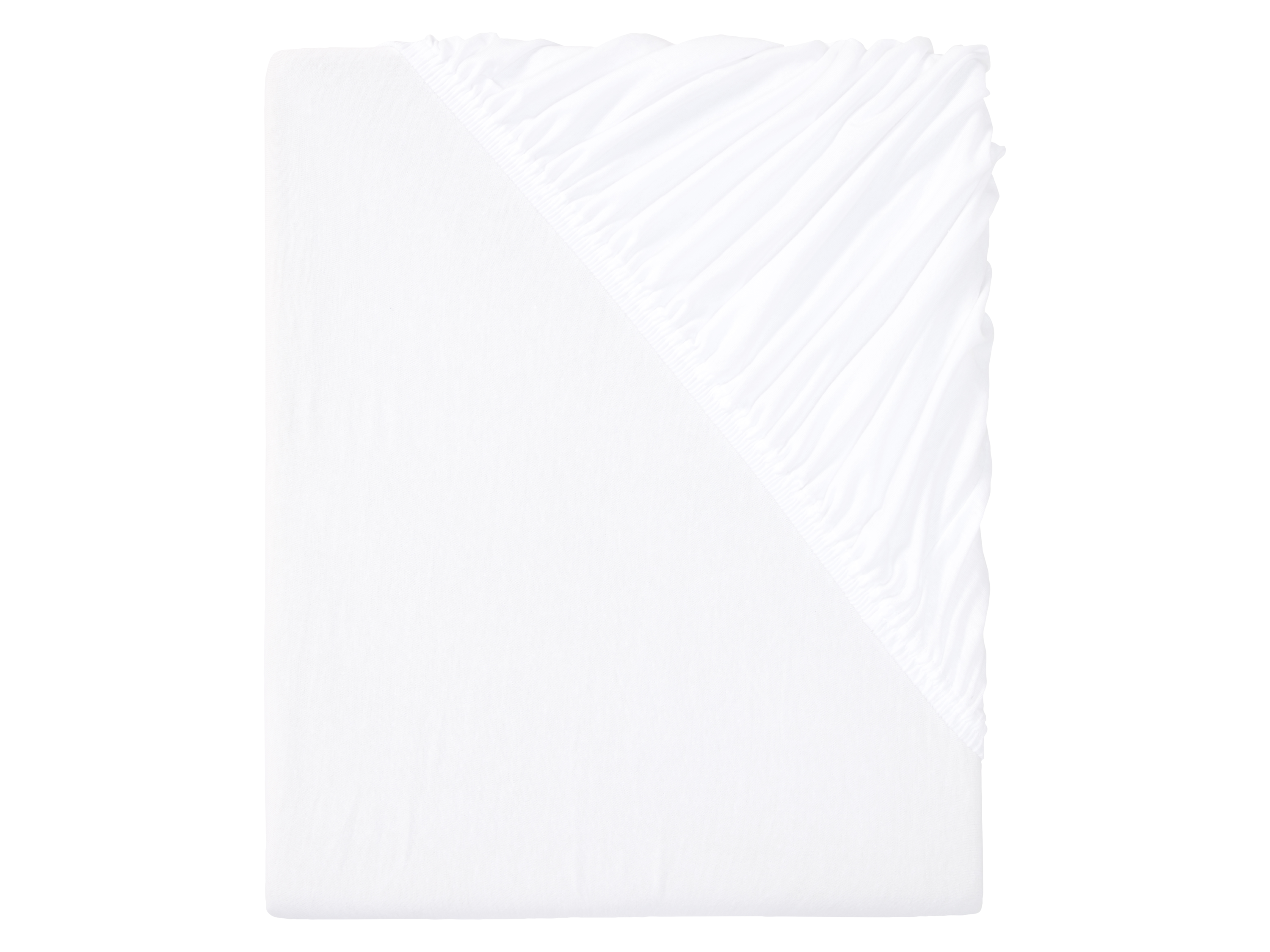 Livarno home Žerzejové napínací prostěradlo, 180-200 x 200 cm (bílá)