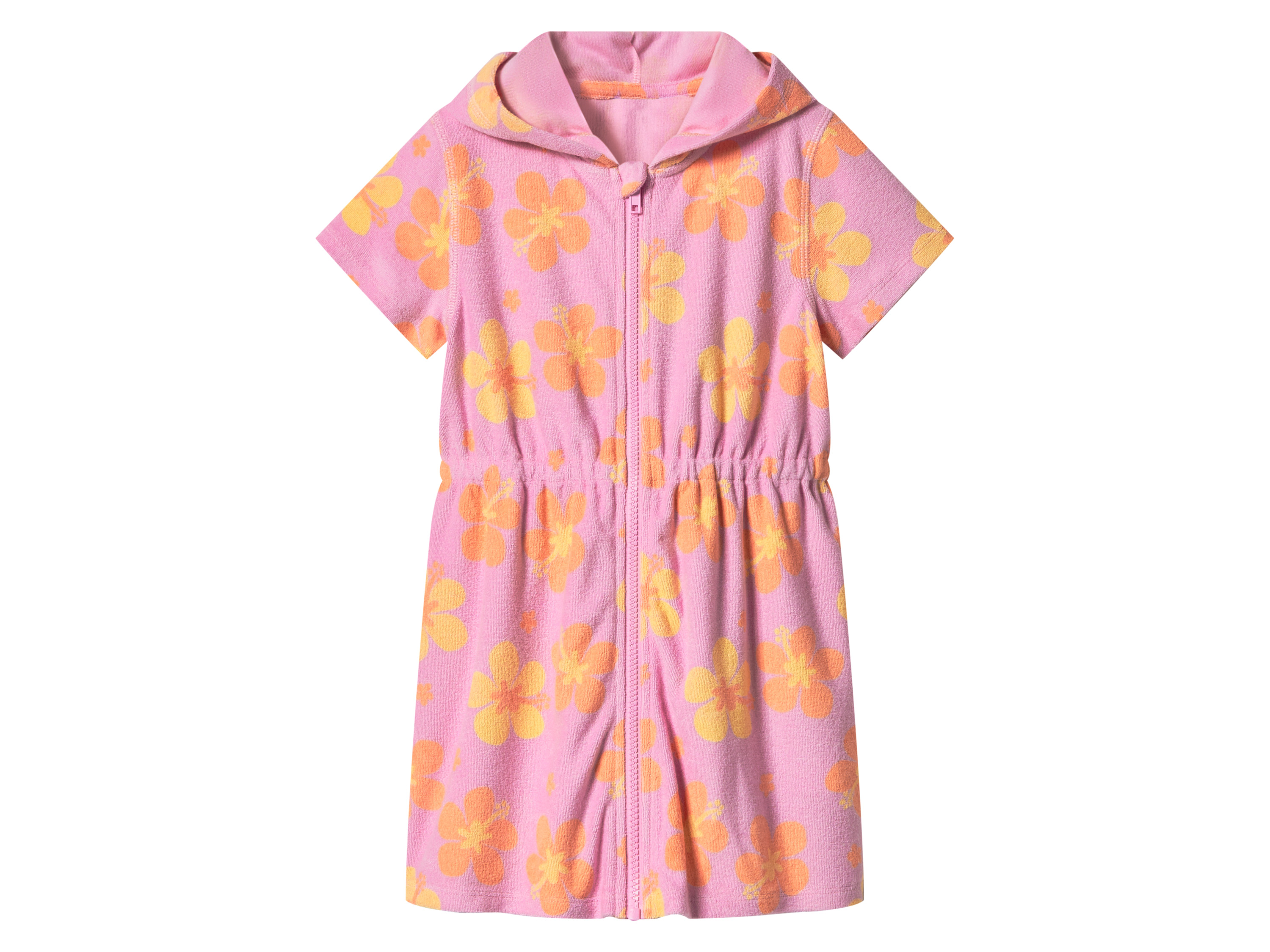 lupilu® Dětský froté overal / šaty (růžová, 98/104)