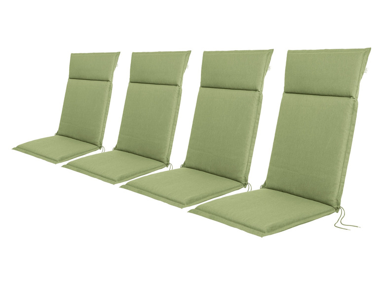  Zobrazit na celou obrazovku LIVARNO home Sada potahů na židli / křeslo, 120 x 50 x 4 cm, 4dílná, zelená - Obrázek 4
