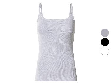 esmara® Dámský top se špagetovými ramínky, jemně vroubkovaný
