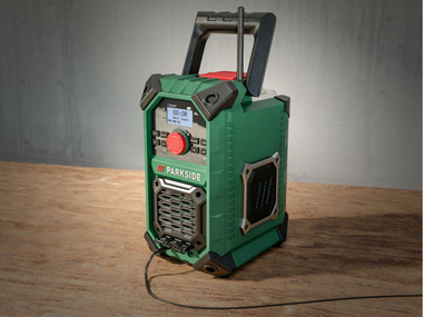PARKSIDE® Aku stavební rádio PBRA 20-Li B1, 4 Ah