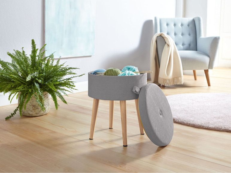  Zobrazit na celou obrazovku LIVARNO home Stolička s úložným prostorem Scandi - Obrázek 2