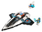 Kosmická loď LEGO City s astronautem a malým letadlem.