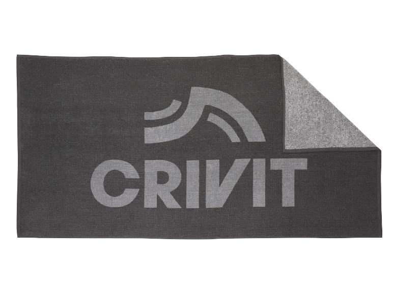 Tmavě šedá osuška Crivit.
