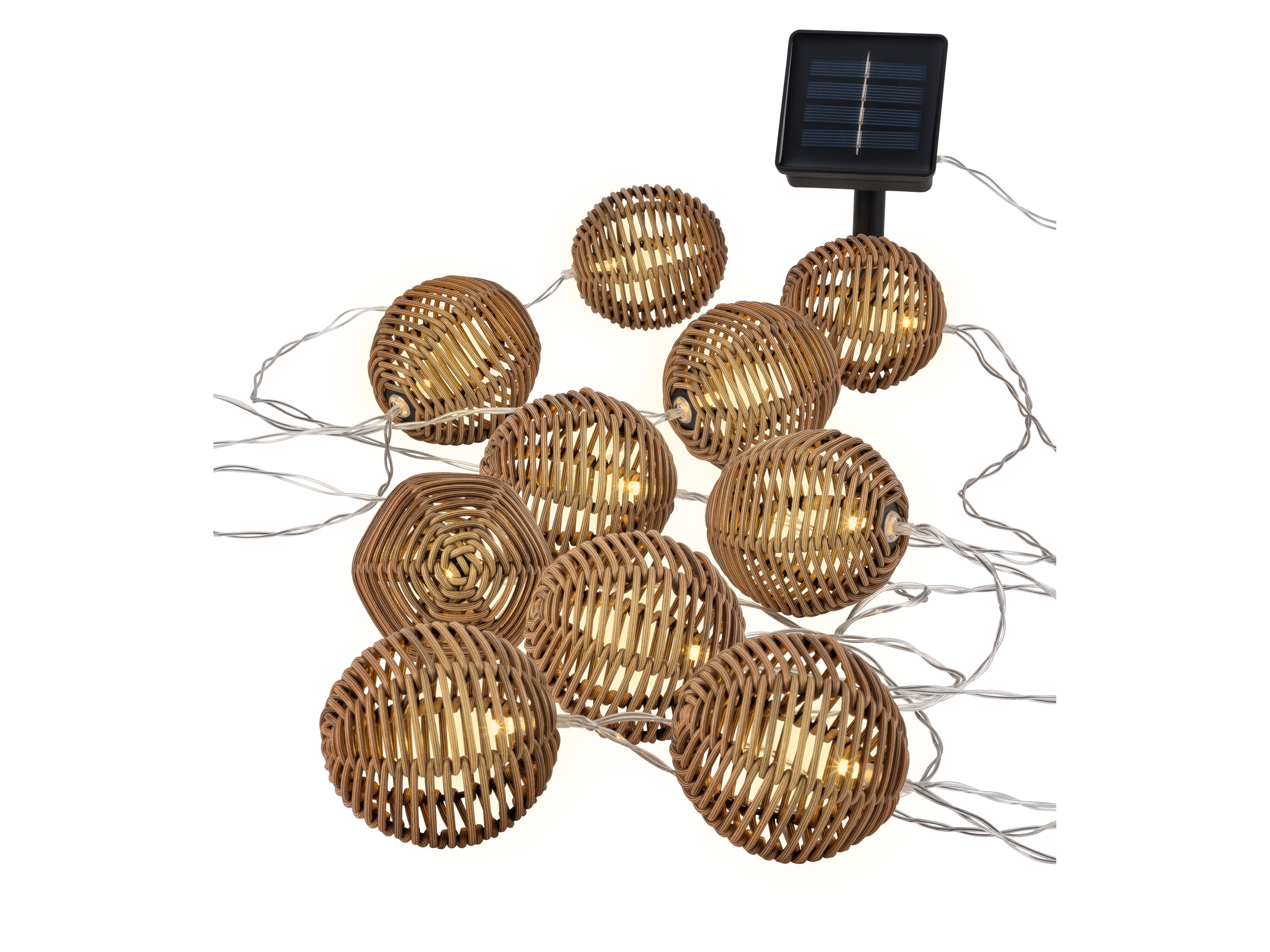 Livarno® Solární světelný řetěz (kulatá)