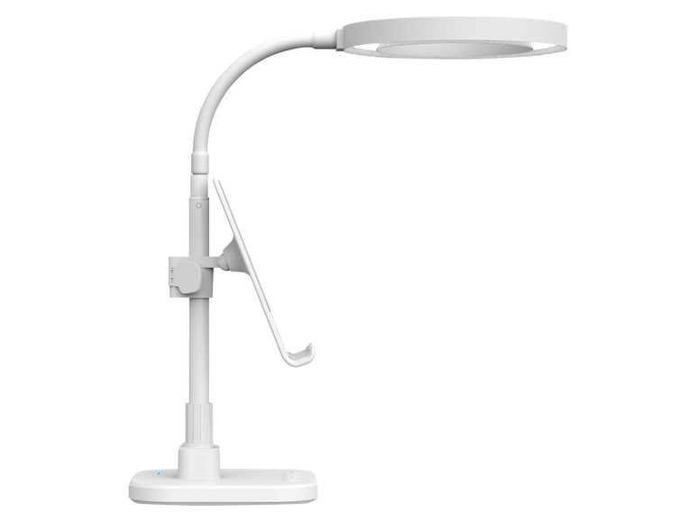 Zobrazit na celou obrazovku Digipower Stolní lampa s držákem na smartphone nebo tablet - Obrázek 3