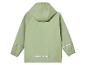 Zelená dětská pláštěnka s kapucí.