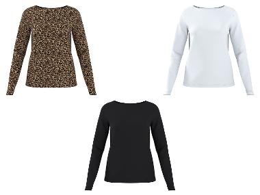 esmara® Dámské triko s dlouhými rukávy
