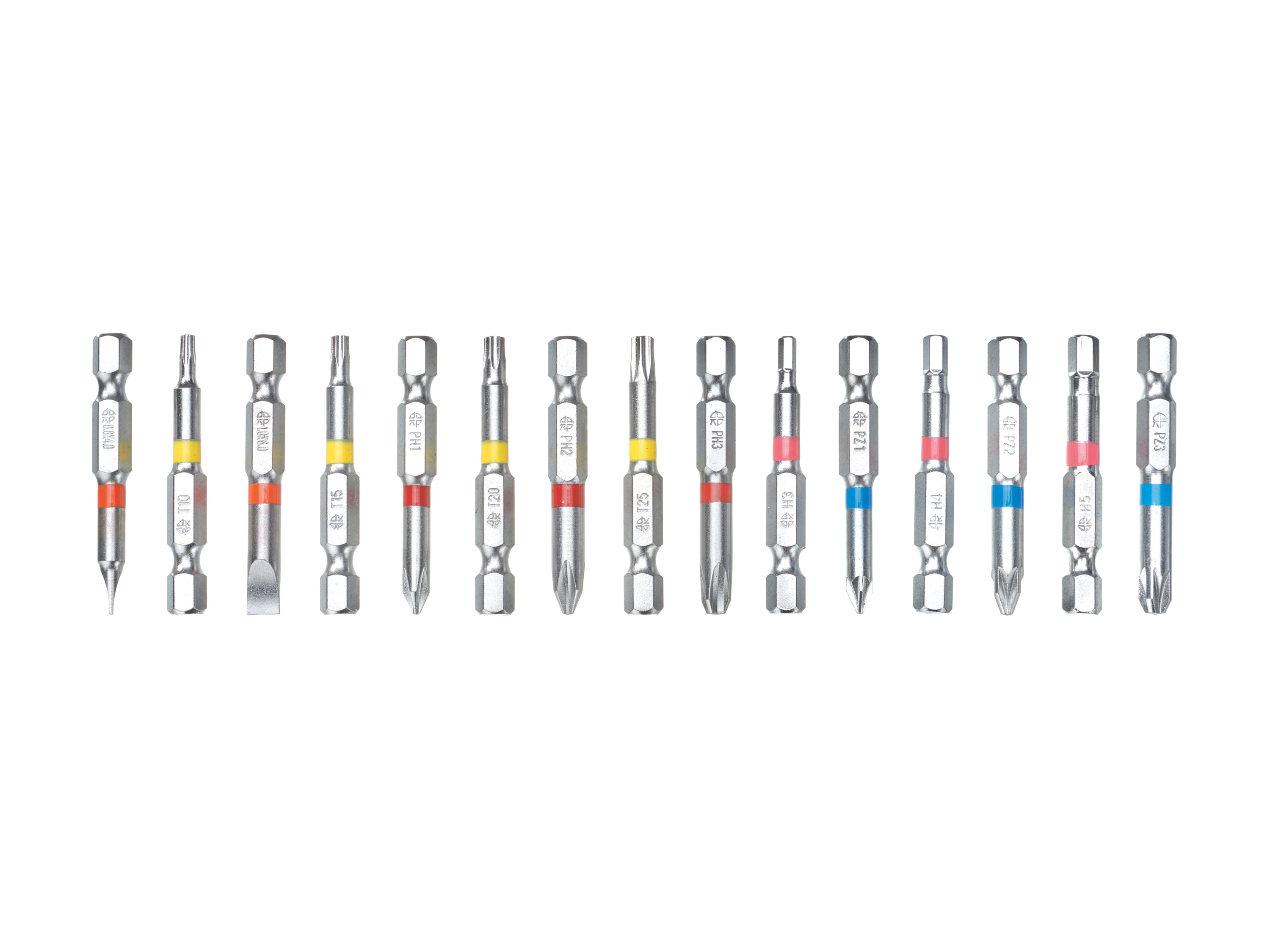Parkside® Sada bitů 6/15/21 dílná / Sada nástrčných klíčů 6dílná (sada bitů, 15dílná, PBS 15 A1)